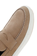 Erkek Kum Nubuk Deri Casual Loafer | Derimod