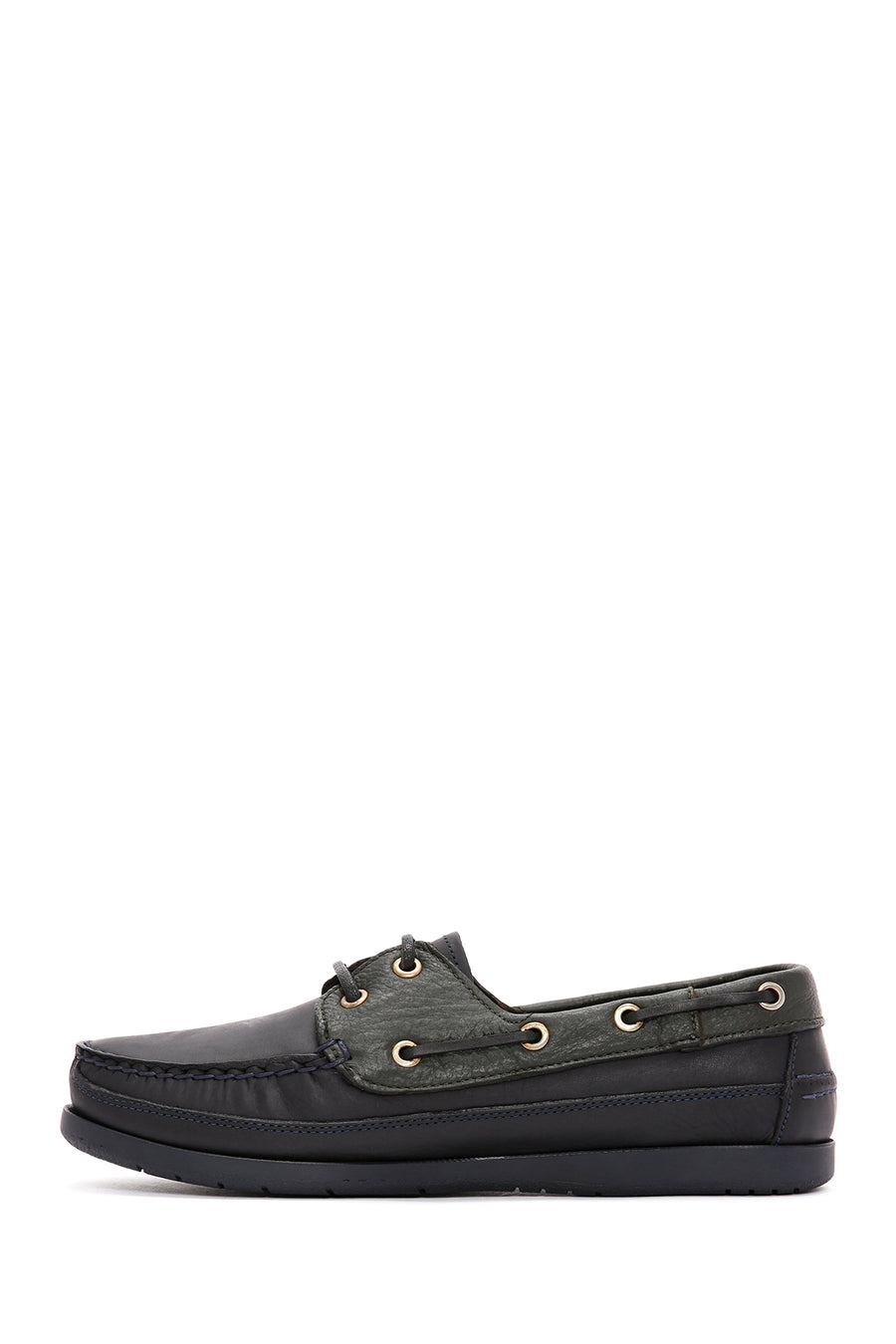 Erkek Yeşil Deri Comfort Loafer