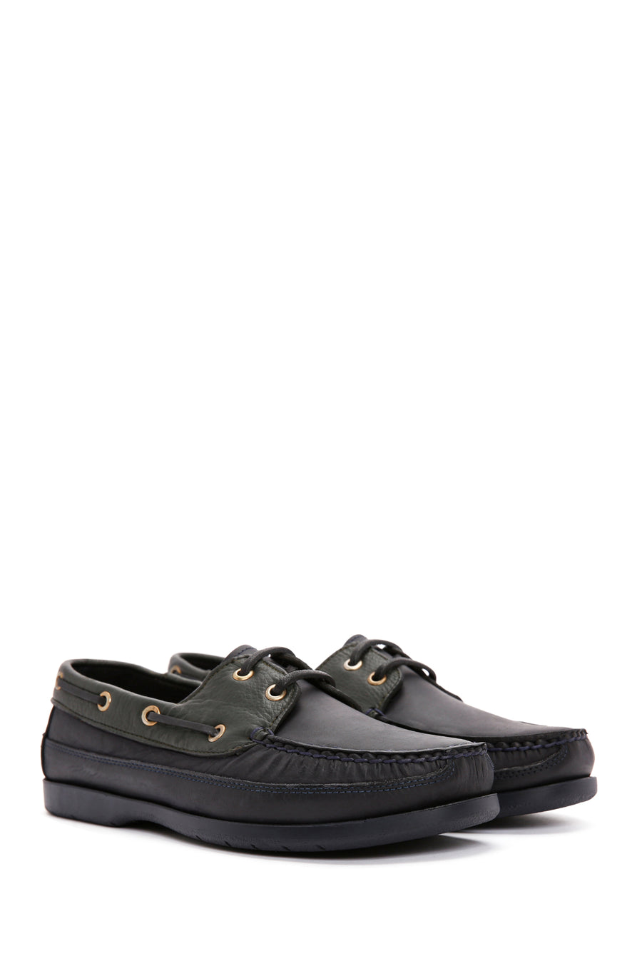 Erkek Yeşil Deri Comfort Loafer