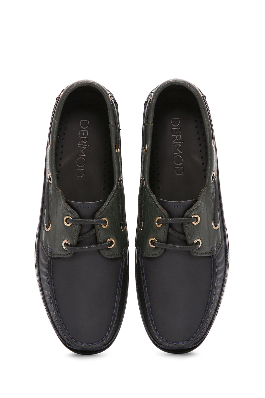 Erkek Yeşil Deri Comfort Loafer
