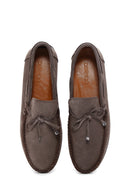 Erkek Vizon Süet Deri Casual Loafer | Derimod