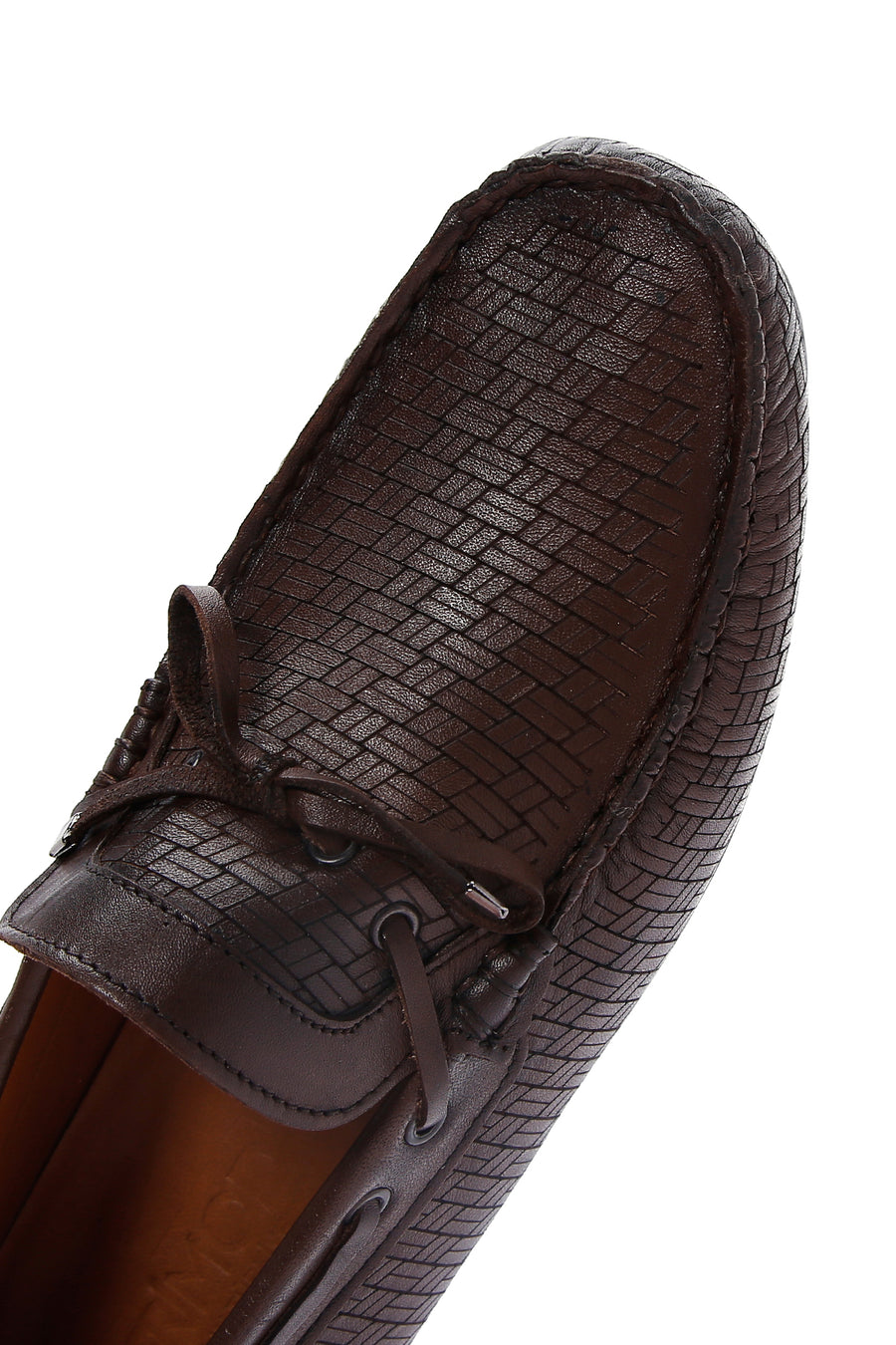 Erkek Kahverengi Deri Casual Loafer