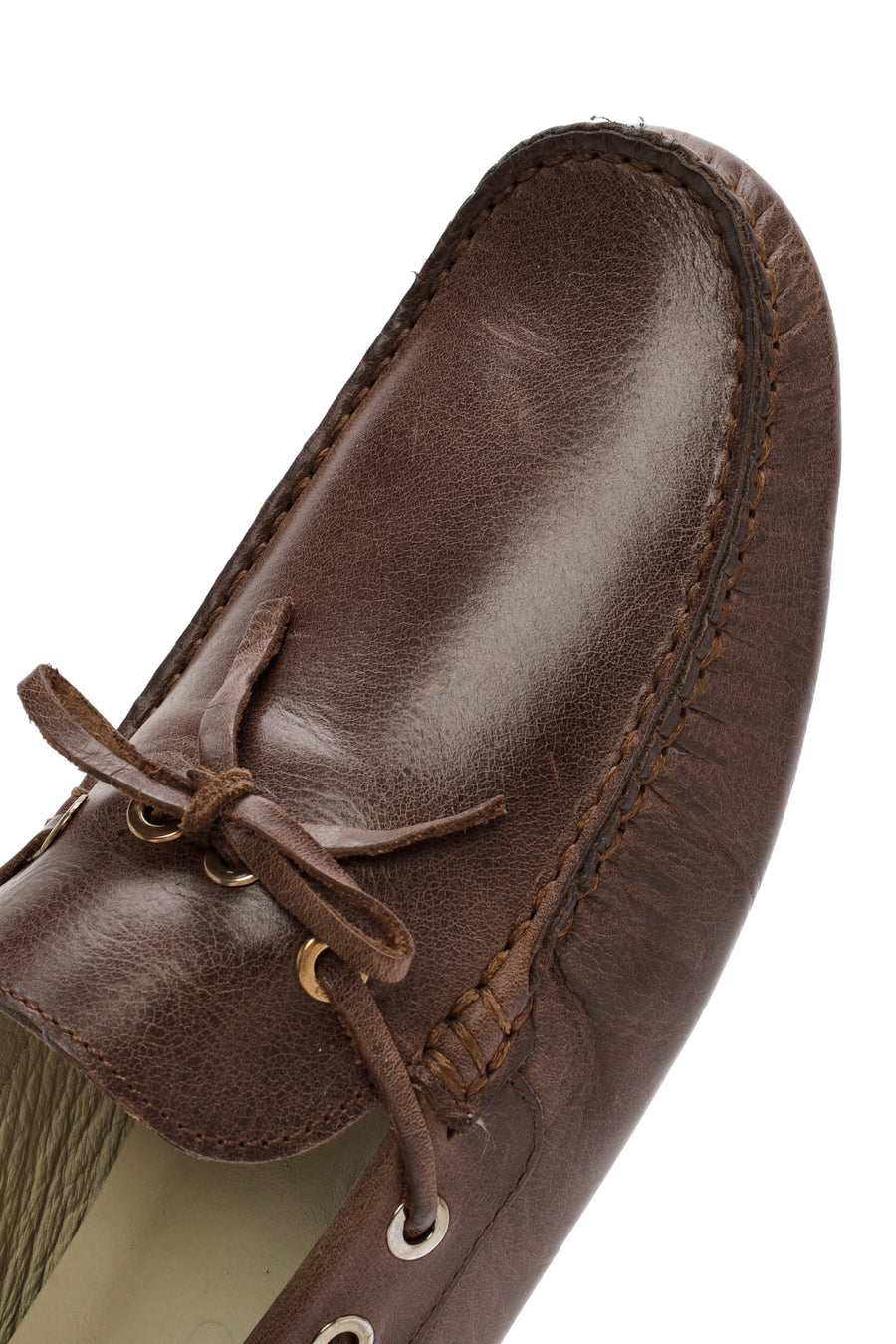 Erkek Kahverengi Deri Comfort Loafer