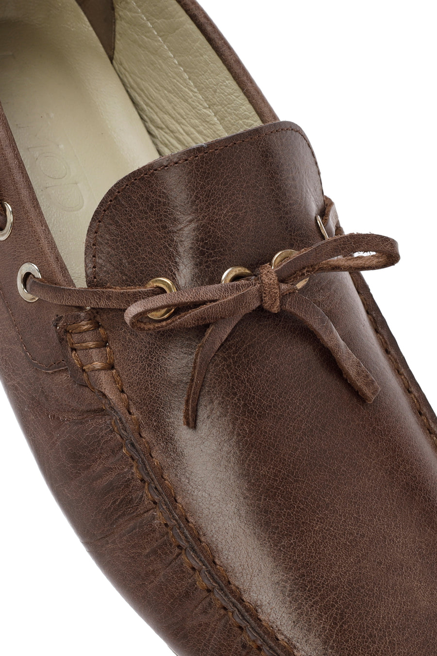 Erkek Kahverengi Deri Comfort Loafer