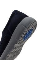 Men's Navy Blue Lace-up Nubuck Leather Casual Shoes | Derimod