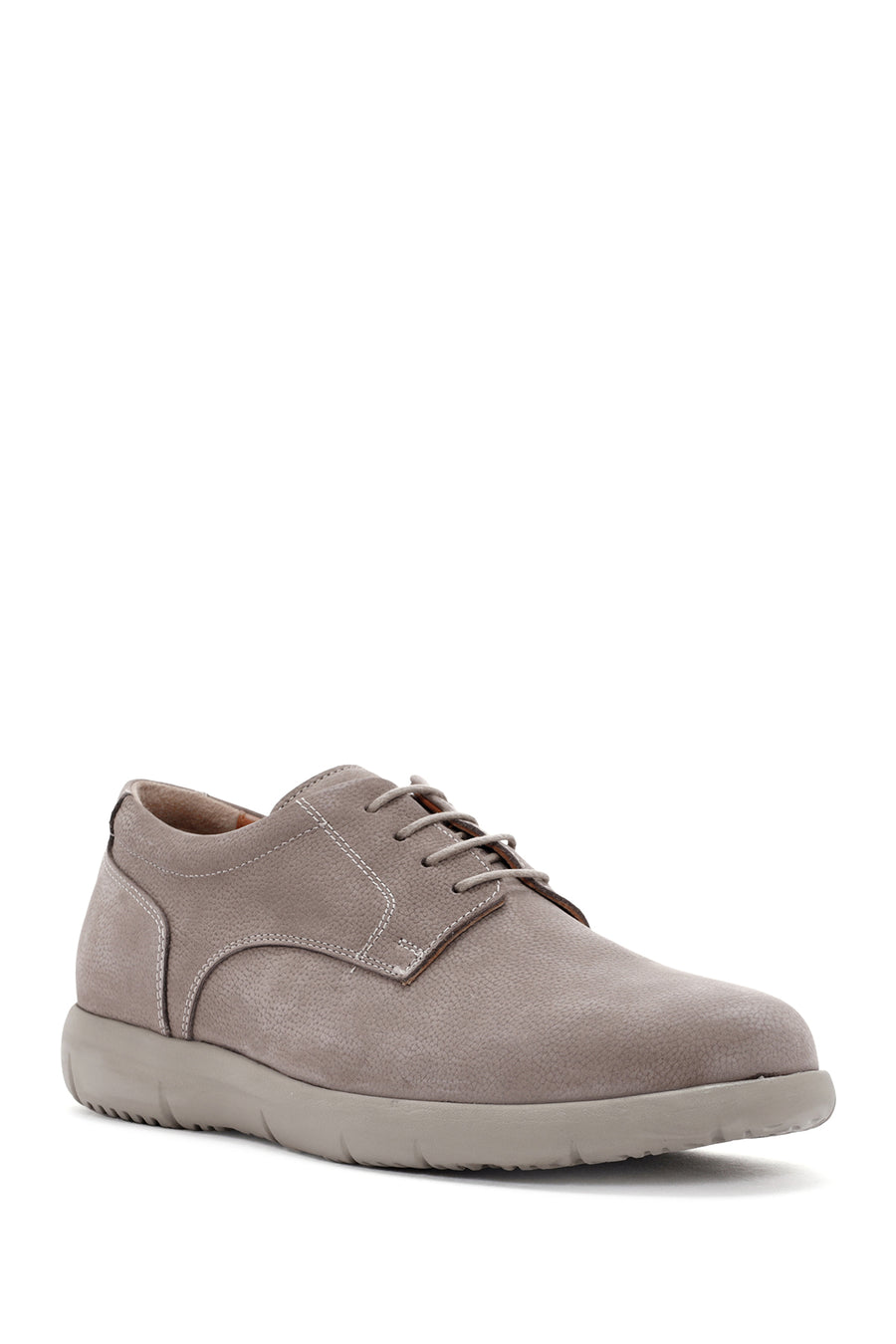 Men's Mink Lace-Up Nubuck Leather Casual Shoes