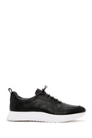 Men's Black Lace-up Leather Sneaker | Derimod