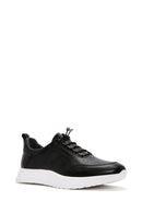 Men's Black Lace-up Leather Sneaker | Derimod