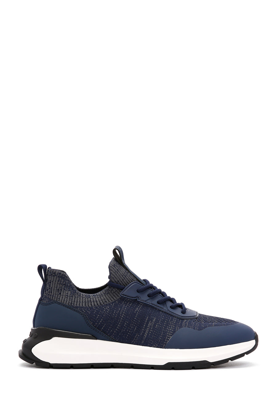 Derimod Zero Men's Blue Lace-Up Thick Sole Fabric Sneaker
