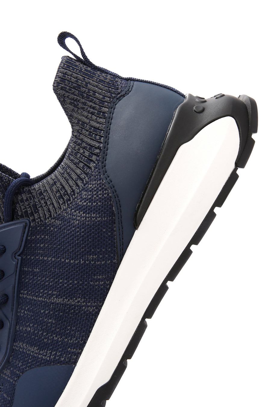 Derimod Zero Men's Blue Lace-Up Thick Sole Fabric Sneaker