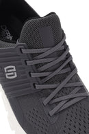 Derimod Zero Men's Gray Thick Soled Fabric Sneaker | Derimod