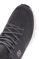 Derimod Zero Men's Gray Thick Soled Fabric Sneaker | Derimod
