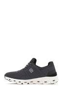 Derimod Zero Men's Gray Thick Soled Fabric Sneaker | Derimod