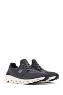 Derimod Zero Men's Gray Thick Soled Fabric Sneaker | Derimod