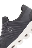 Derimod Zero Men's Gray Thick Soled Fabric Sneaker | Derimod