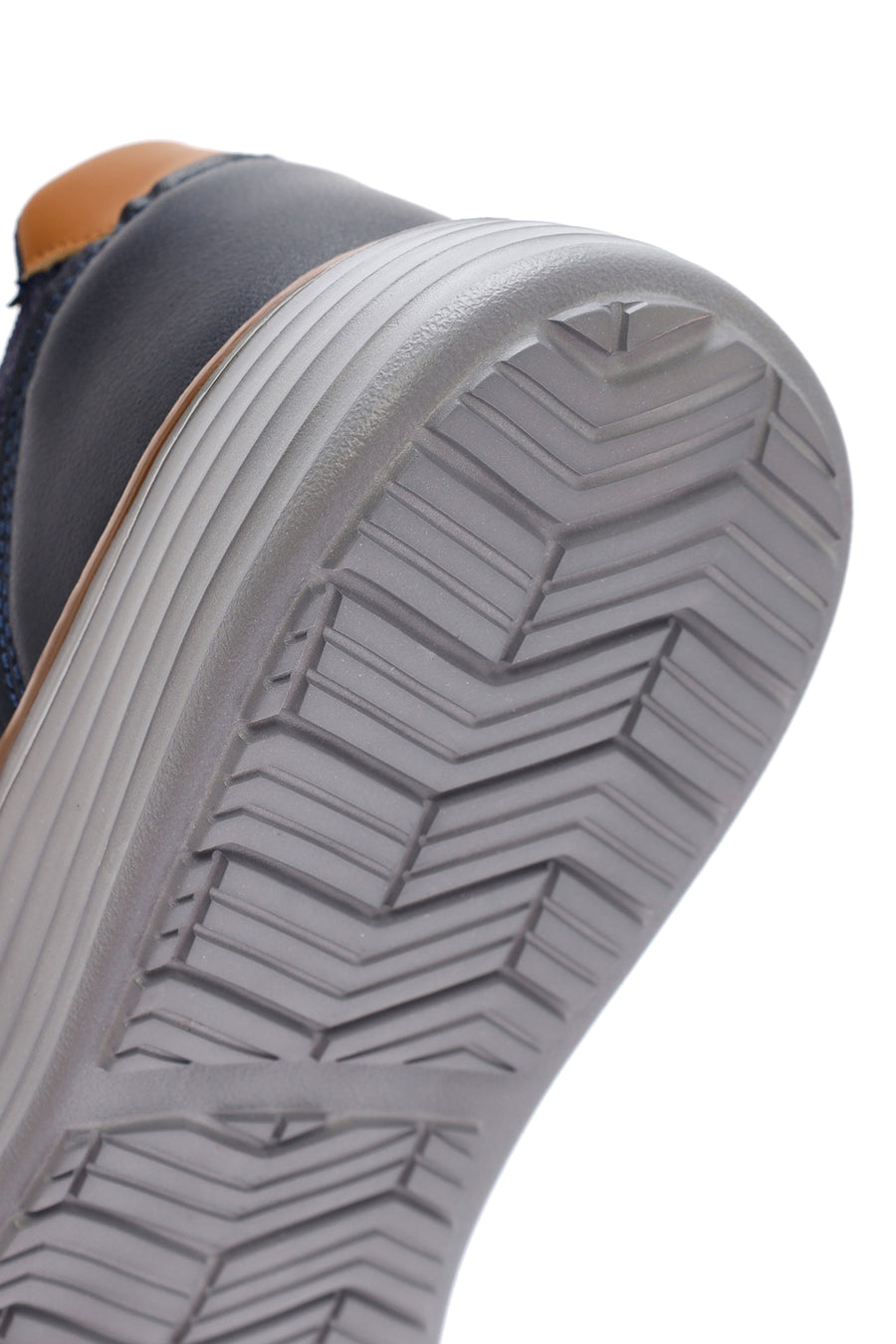 Men's Navy Blue Fabric Sneakers