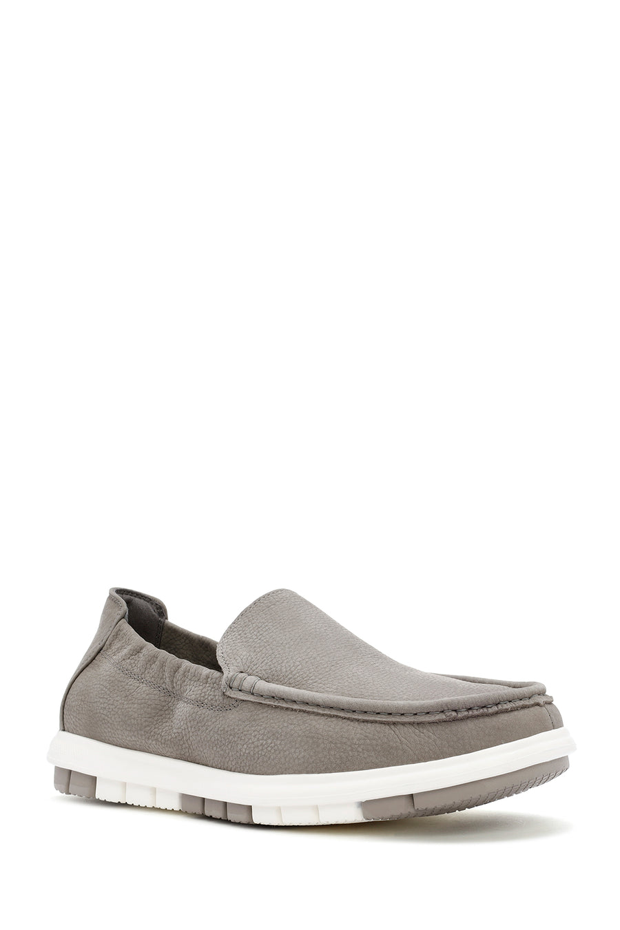 Erkek Gri Casual Loafer