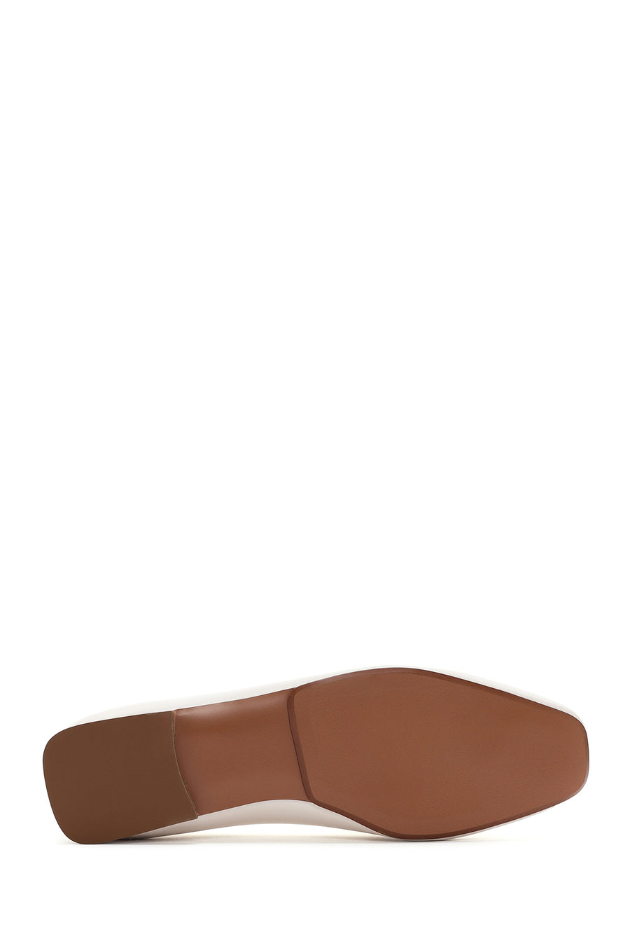 Women's White Masculine Loafer