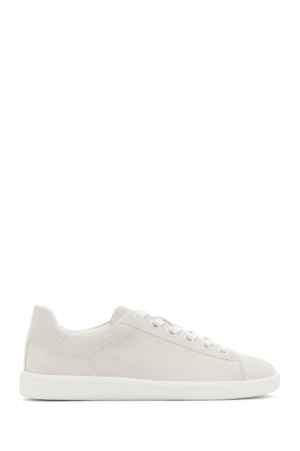 Kadın Beyaz Bağcıklı Sneaker