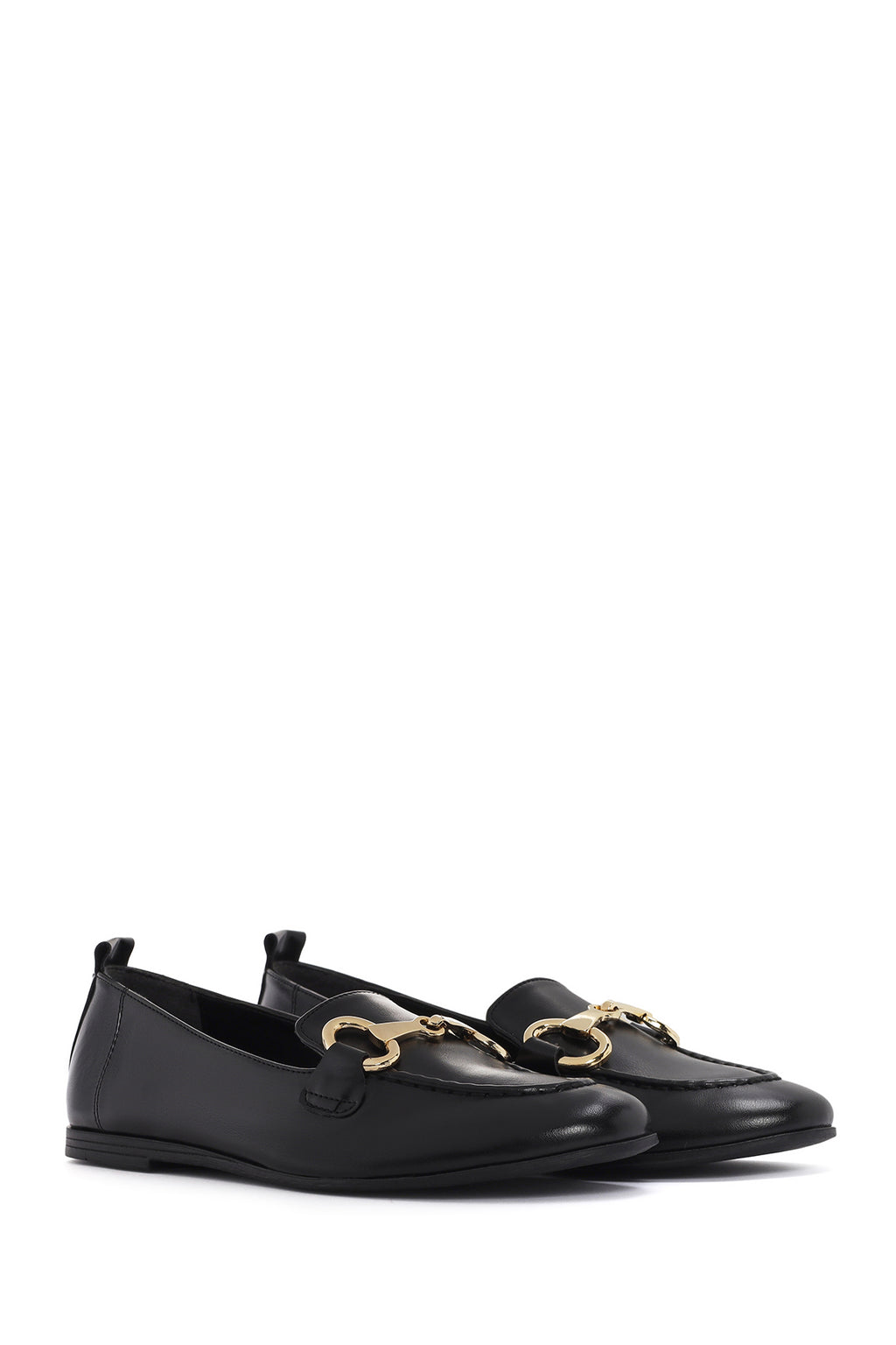 Kadın Siyah Maskülen Loafer