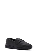 Women's Black Masculine Loafer | Derimod