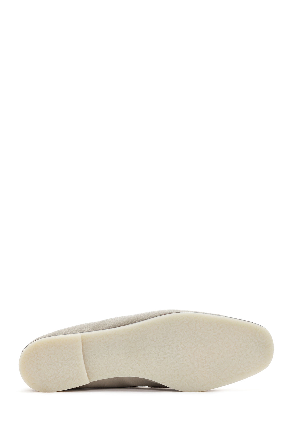Kadın Krem Maskülen Loafer