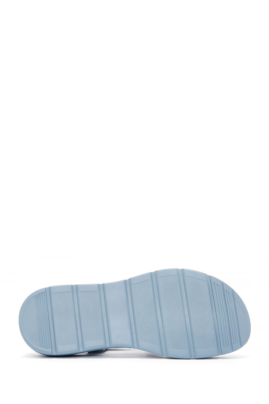 Women's Blue Straw Sandals