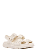Women's Cream Ankle Strap Sandals | Derimod