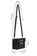 Women's Black Long Strap Knit Detailed Crossbody Bag | Derimod