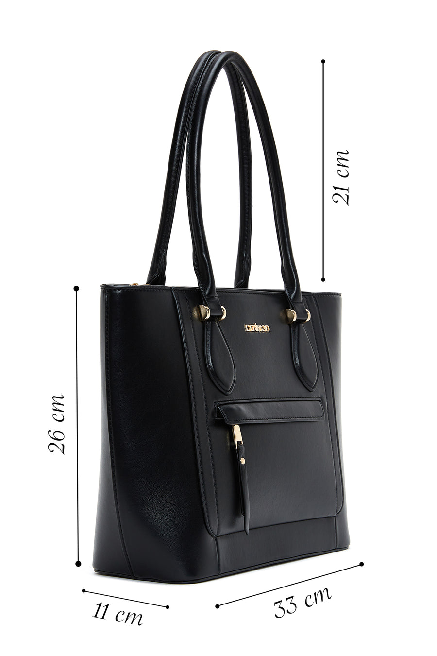 Women's Black Classic Shoulder Bag