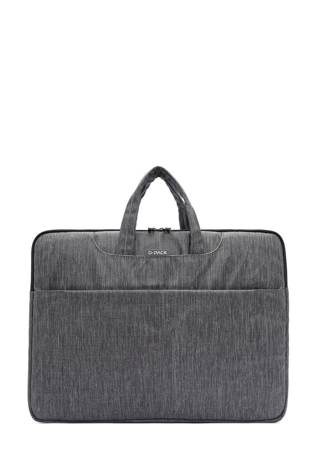D-Pack Erkek Gri Kumaş Laptop Çantası