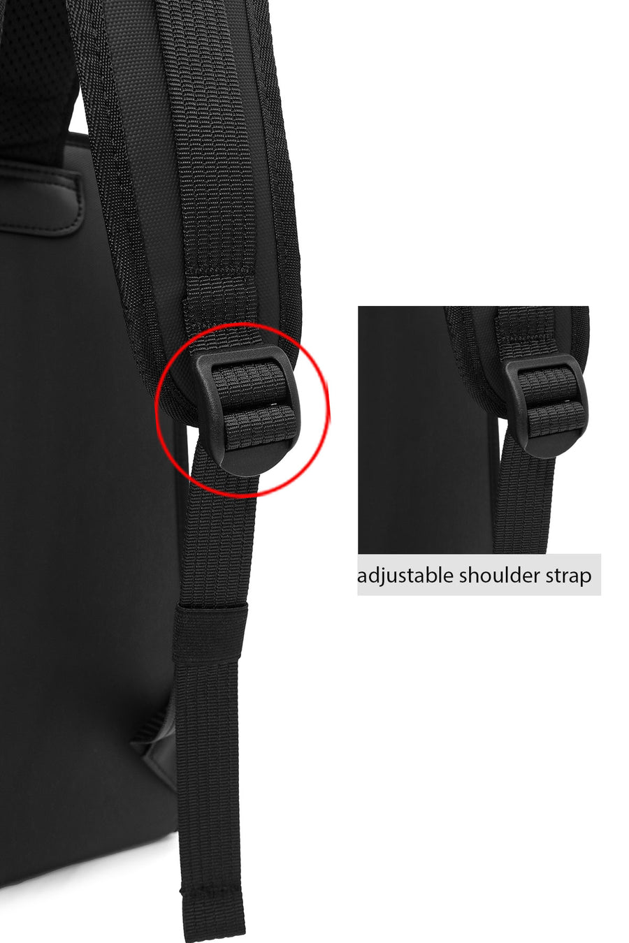 D-Pack Unisex Siyah Kumaş Sırt Çantası