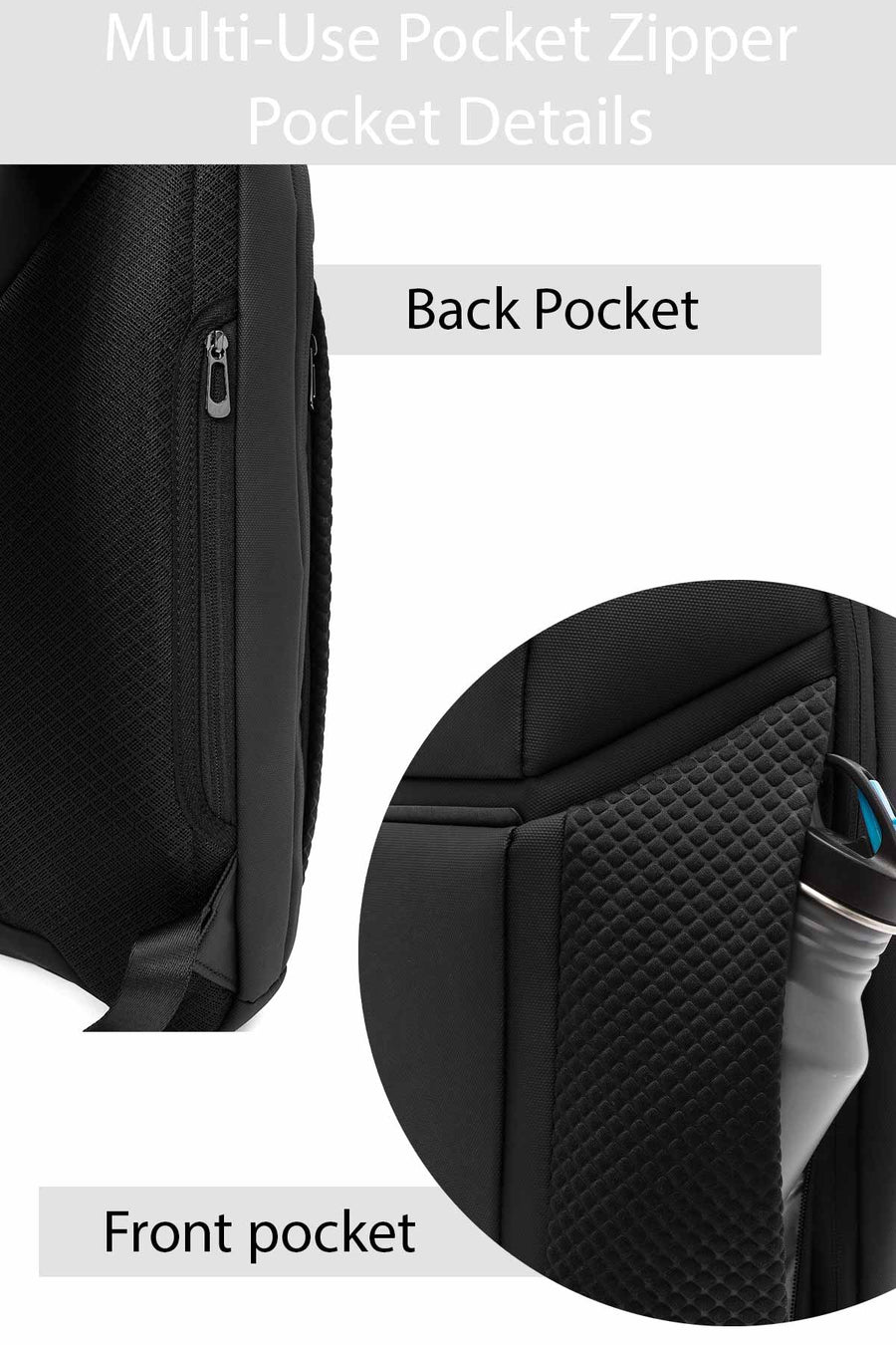 D-Pack Unisex Siyah Kumaş Sırt Çantası