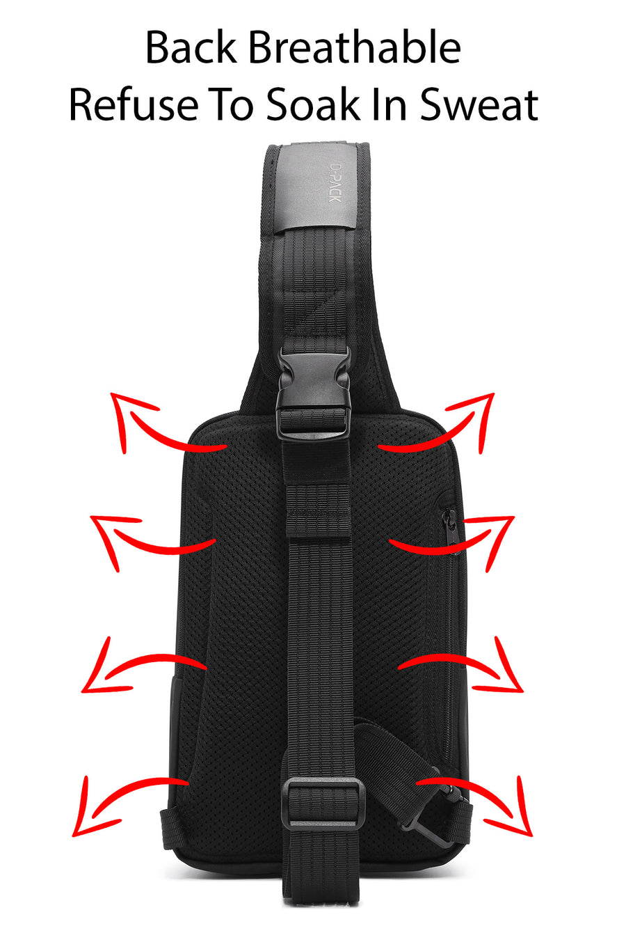 D-Pack Erkek Siyah Teknolojik Sırt Çantası