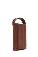 Men's Tan Leather Handbag | Derimod