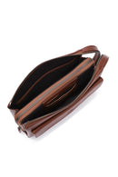 Men's Tan Leather Handbag | Derimod
