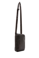 Men's Brown Leather Messenger Bag | Derimod