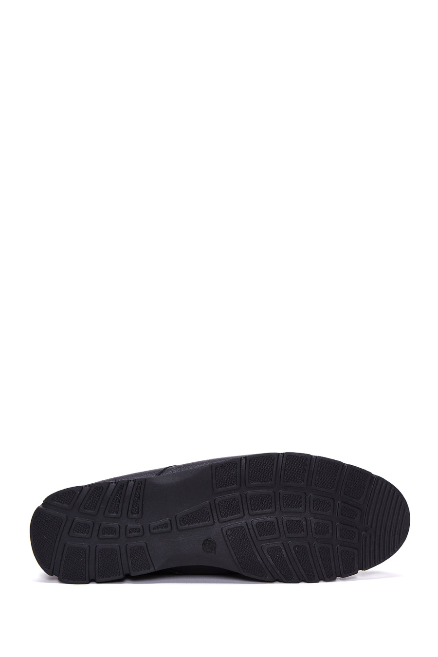 Women's Black Lace-Up Leather Comfort Shoes