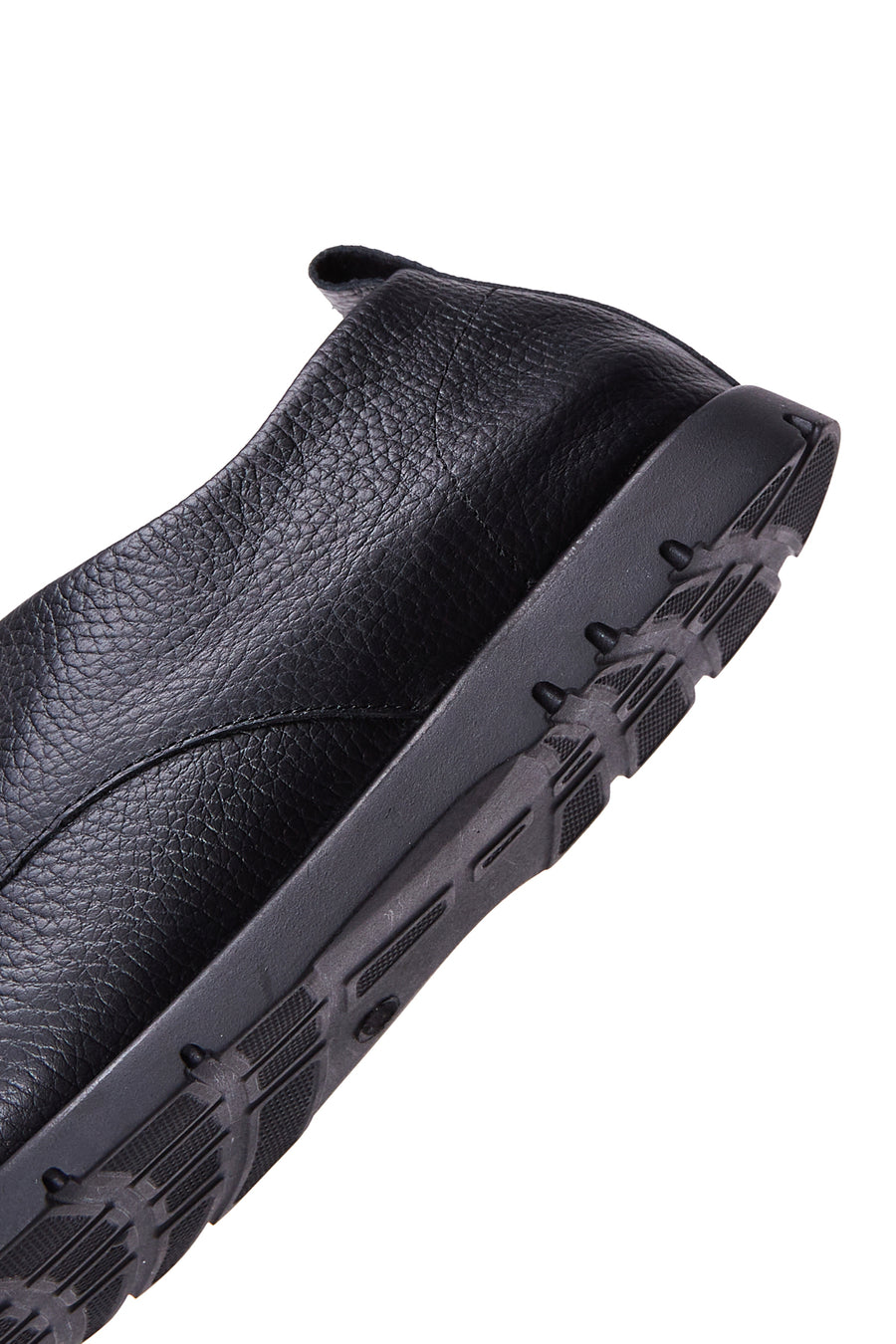 Women's Black Lace-Up Leather Comfort Shoes