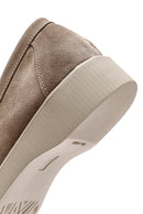Women's Mink Suede Leather Comfort Loafer | Derimod