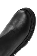 Kadın Siyah Fermuarlı Deri Konfor Bot | Derimod