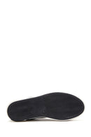 Women's Black Lace-Up Leather Sneaker | Derimod
