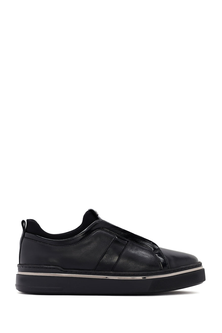Erkek Siyah Deri Sneaker 25WFD654514 | Derimod