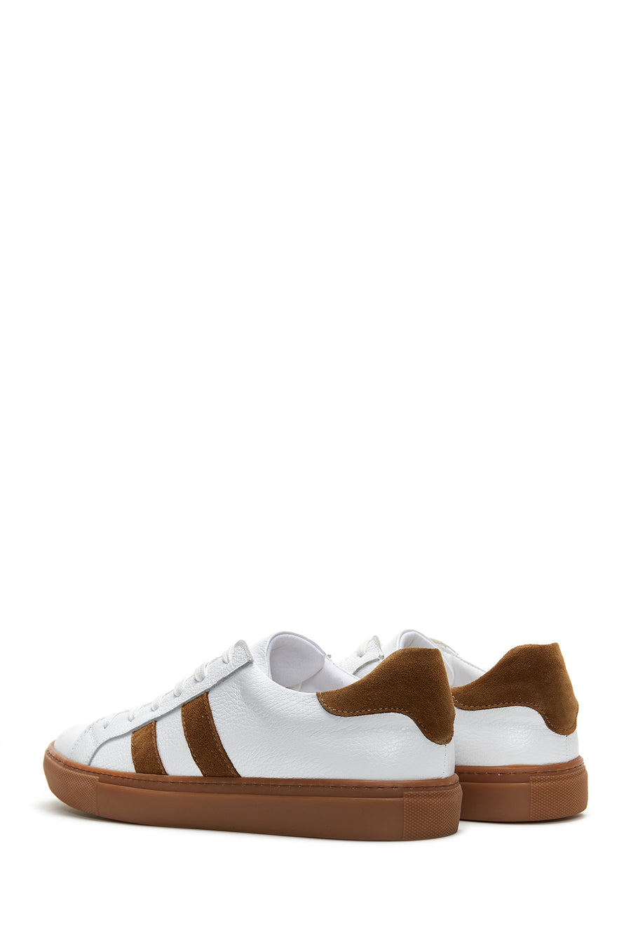 Erkek Beyaz Deri Sneaker