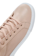 Women's Powder Lace-Up Leather Sneaker | Derimod