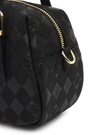 Women's Black Long Strap Printed Crossbody Bag | Derimod