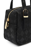 Women's Black Long Strap Printed Crossbody Bag | Derimod