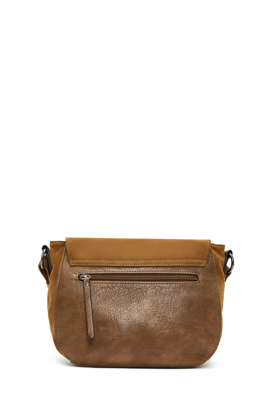 Woman Tan Long Strap Crossbody Bag