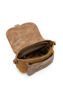 Woman Tan Long Strap Crossbody Bag | Derimod