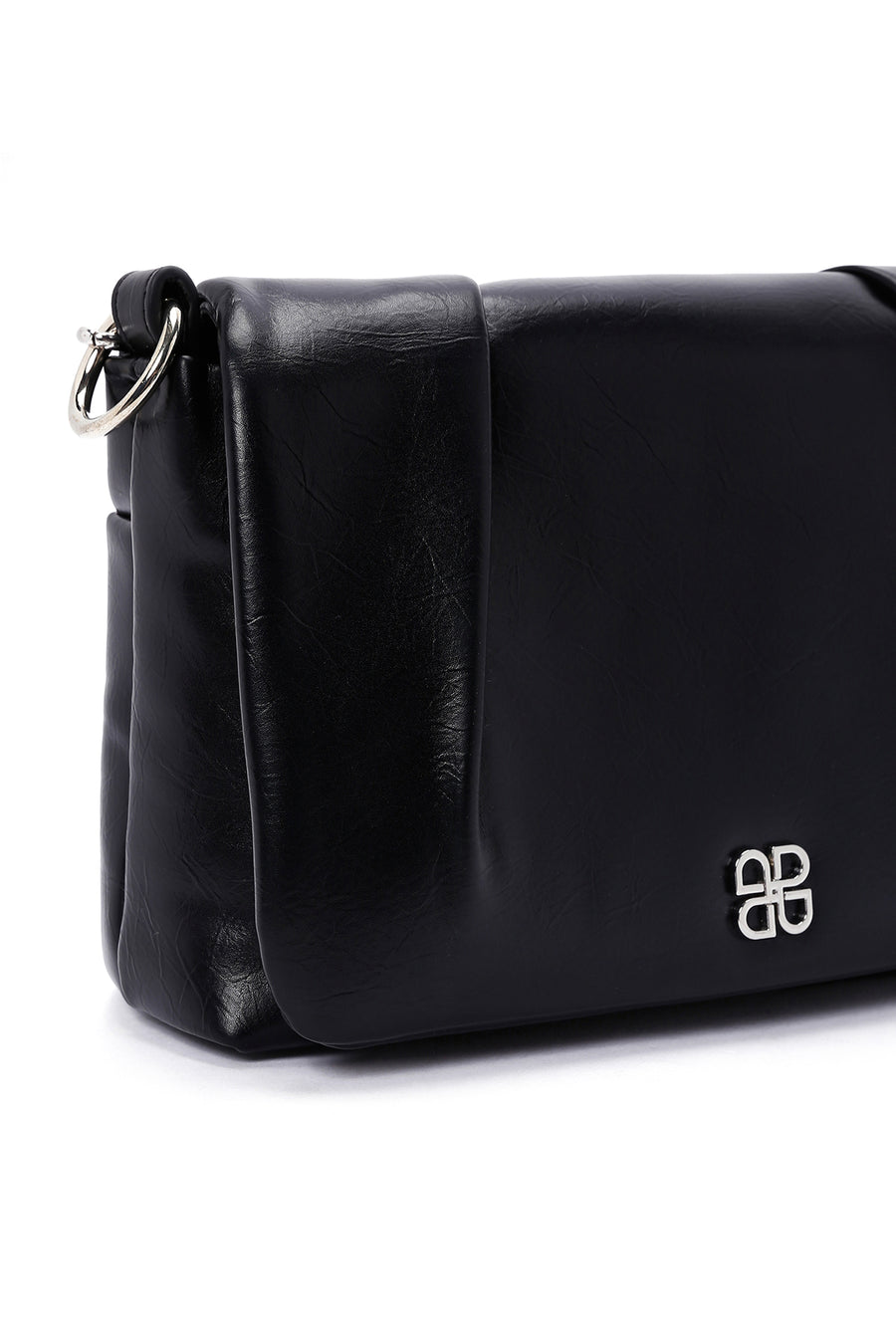Women's Black Chain Strap Crossbody Bag